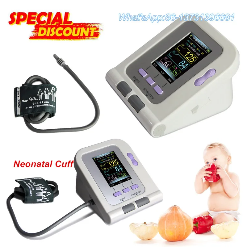 Newest CE FDA Neonate Infant Blood Pressure Monitor CONTEC08A SPO2 PR 