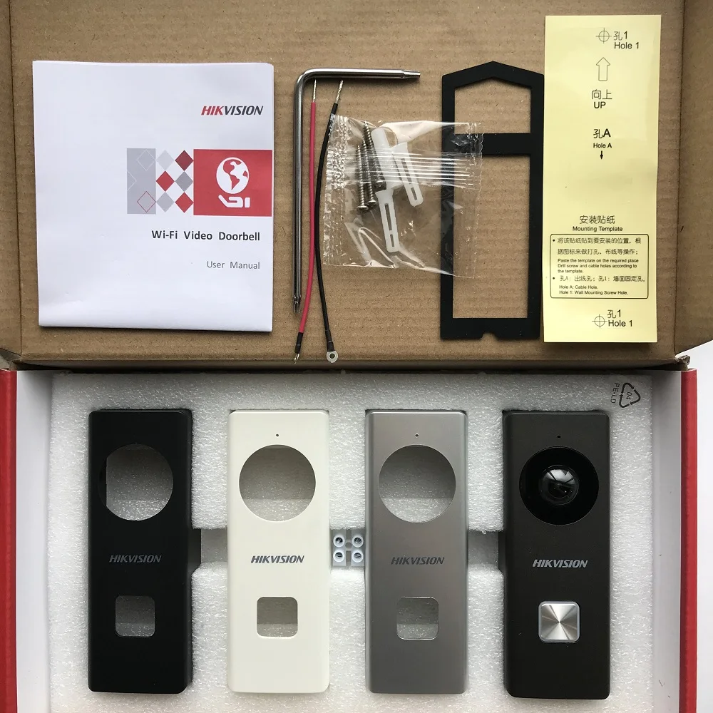 

HIK Original DS-KB6403-WIP DS-KB6003-WIP Wi-Fi Video Doorbell Door phone Video intercom IP door phone IP doorbell