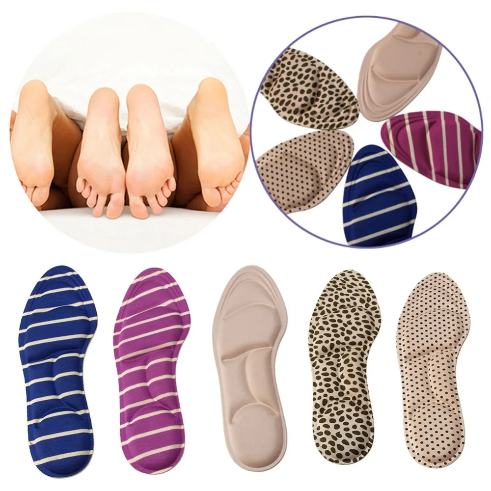 

THINKTHENDO Ladies Feet Care Massage High Heels Sponge 3D Shoe Insoles Pads Cutting DIY