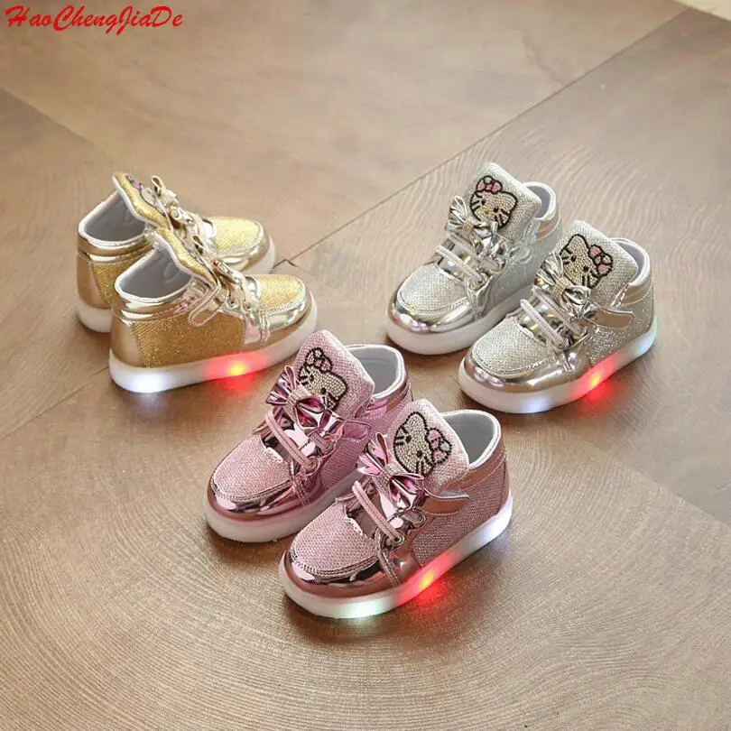 New Children Luminous Shoes Boys Girls Sport Running Shoes Baby