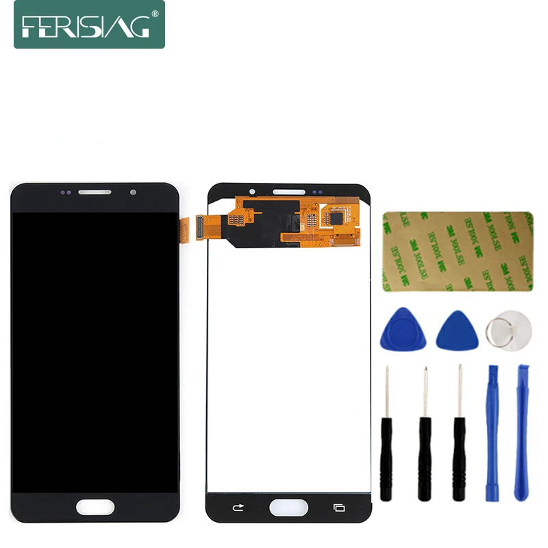 

AAAA+ For Samsung Galaxy A7 2016 A7100 A710F A710 LCD Display Touch Screen Digitizer Replacment Mobile Phone LCD + Tools Kit