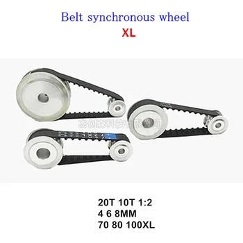 

XL synchro wheel BF Variable speed pulley Combination Model mechanical belt Aluminum alloy synchronous belt pulley