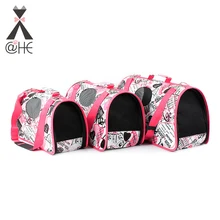 HE Сумка-переноска для собак складная сумка для путешествий на открытом воздухе разноцветная ткань Оксфорд с сеткой Многофункциональная портативная маленькая сумка