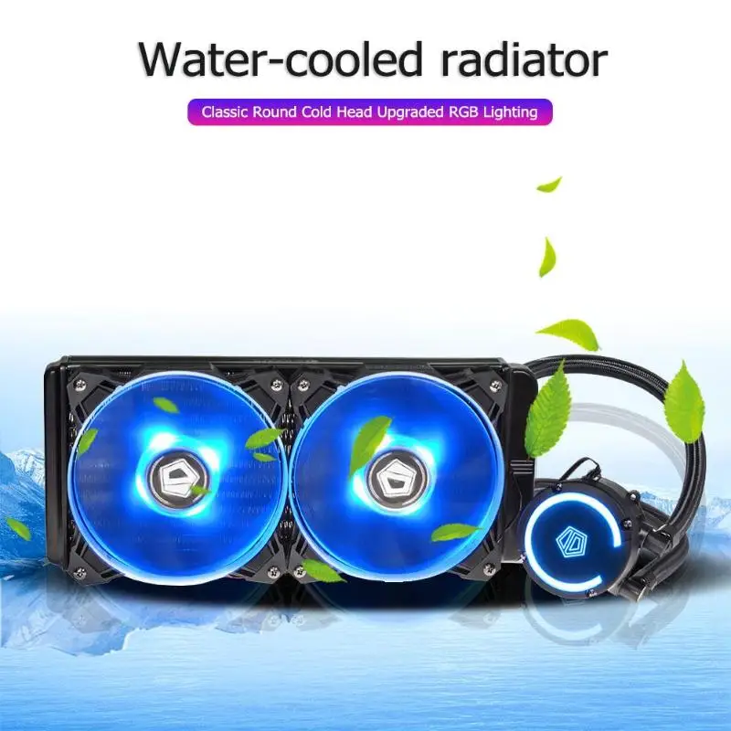 IDCOOLING AURAFLOW 240 cpu вентилятор водяного жидкостного охладителя радиатор для Intel/AMD