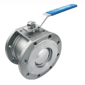 

DN50 Stainless steel wafer type flange ball valve with handle