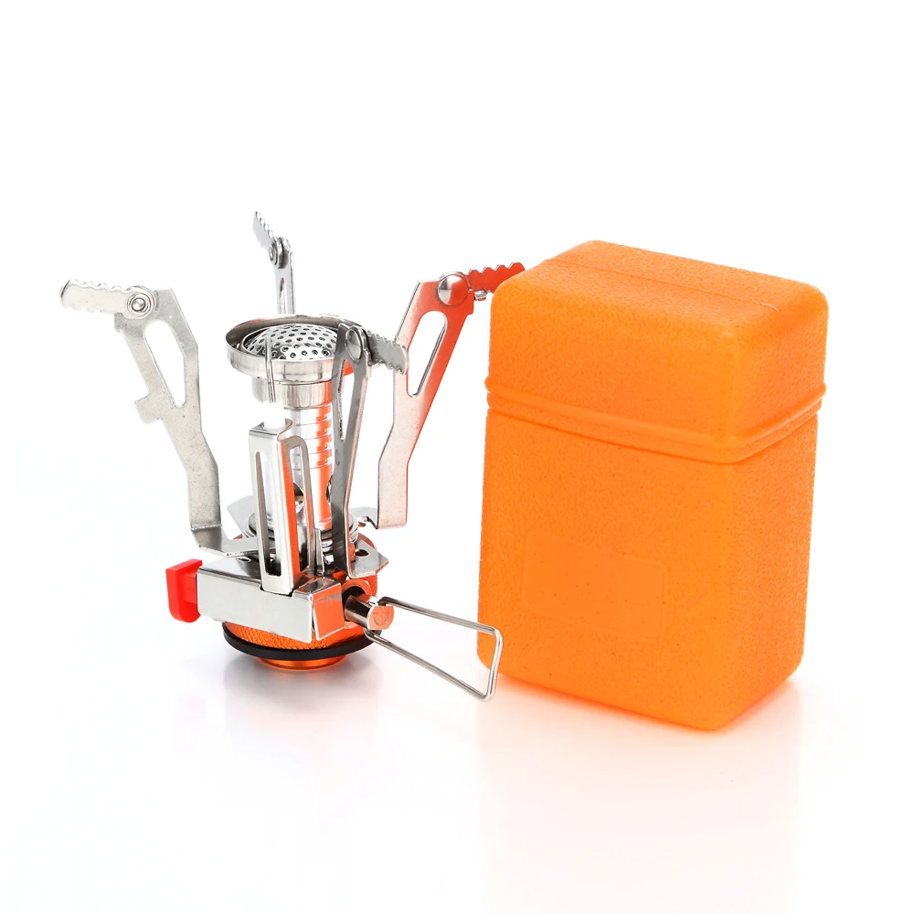 

Portable 3000W Outdoor Camping Gas Stove One-Piece Foldable Mini Gas Burners Tourist Ultra-Light Hiking Picnic Outdoor Stove