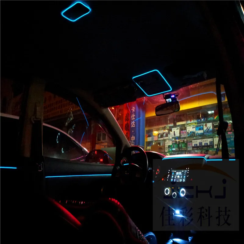 DIY Decoration 12V Auto Car Interior font b LED b font Flexible Neon Light font b