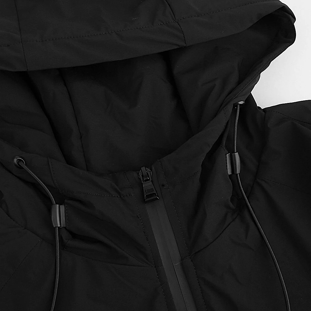 SAIQI зимняя куртка мужская Толстая ветрозащитная парка с капюшоном мужские куртки и плащ; ветровка спортивная куртка для улицы