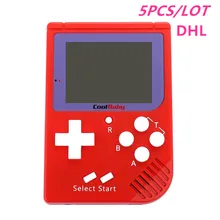 5 шт./партия портативная мини-портативная игровая консоль в стиле ретро 8 бит 2,0 дюймов ЖК-цветной детский игровой плеер встроенный 129 игр