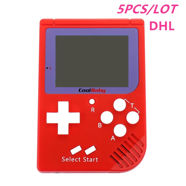 

5PCS/Lot Portable Retro Mini Handheld Game Console 8 bit 2.0 inch LCD Color Colour Children Game Player Built-in 129 Games