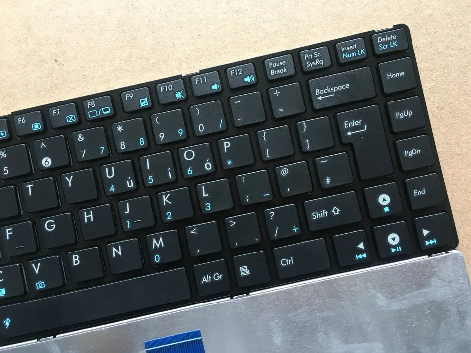 New UK keyboard For ASUS U20 U20A UL20 UL20A 1201K 1201T 1201N with black frame Laptop Keyboard -2