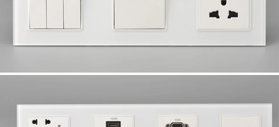 Sobre fora do interruptor e tomada da