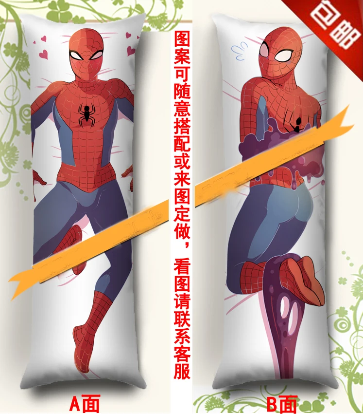 MMF spider man anime pillow cover body Pillowcase Dakimakurain Pillow