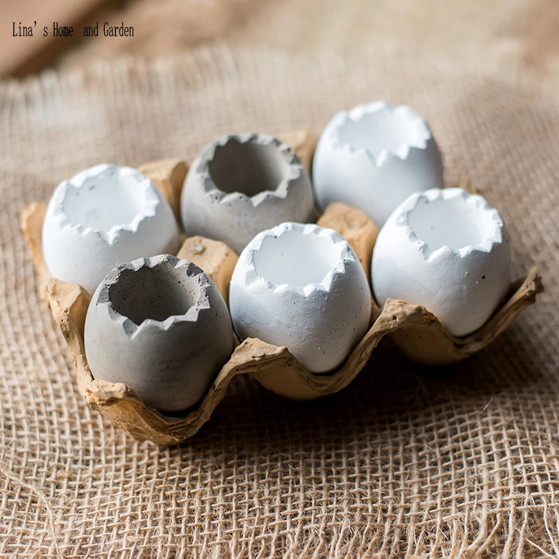 egg design mini decorative pots and planters (4)