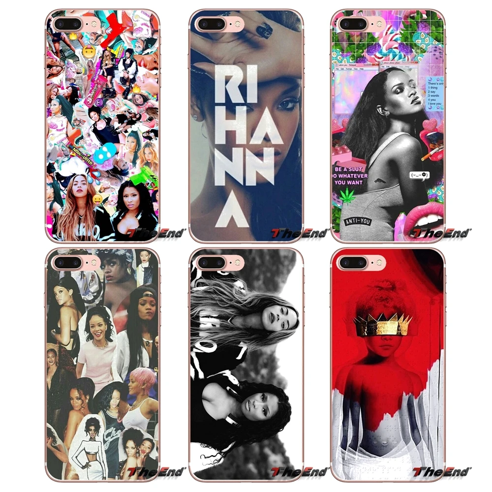 

For Huawei P Smart Y6 Pro P8 P9 P10 Nova P20 Lite Pro Mini 2017 SLA-L02 SLA-L22 2i Robyn Rihanna Fenty Soft Cell Phone Cover