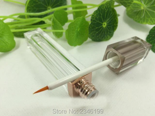 6.5ML40pcs/lot пустой косметический контейнер, DIY ясно жидкая подводка для глаз Tube n золото Кепки, high-end косметический клей ресниц упаковка трубки