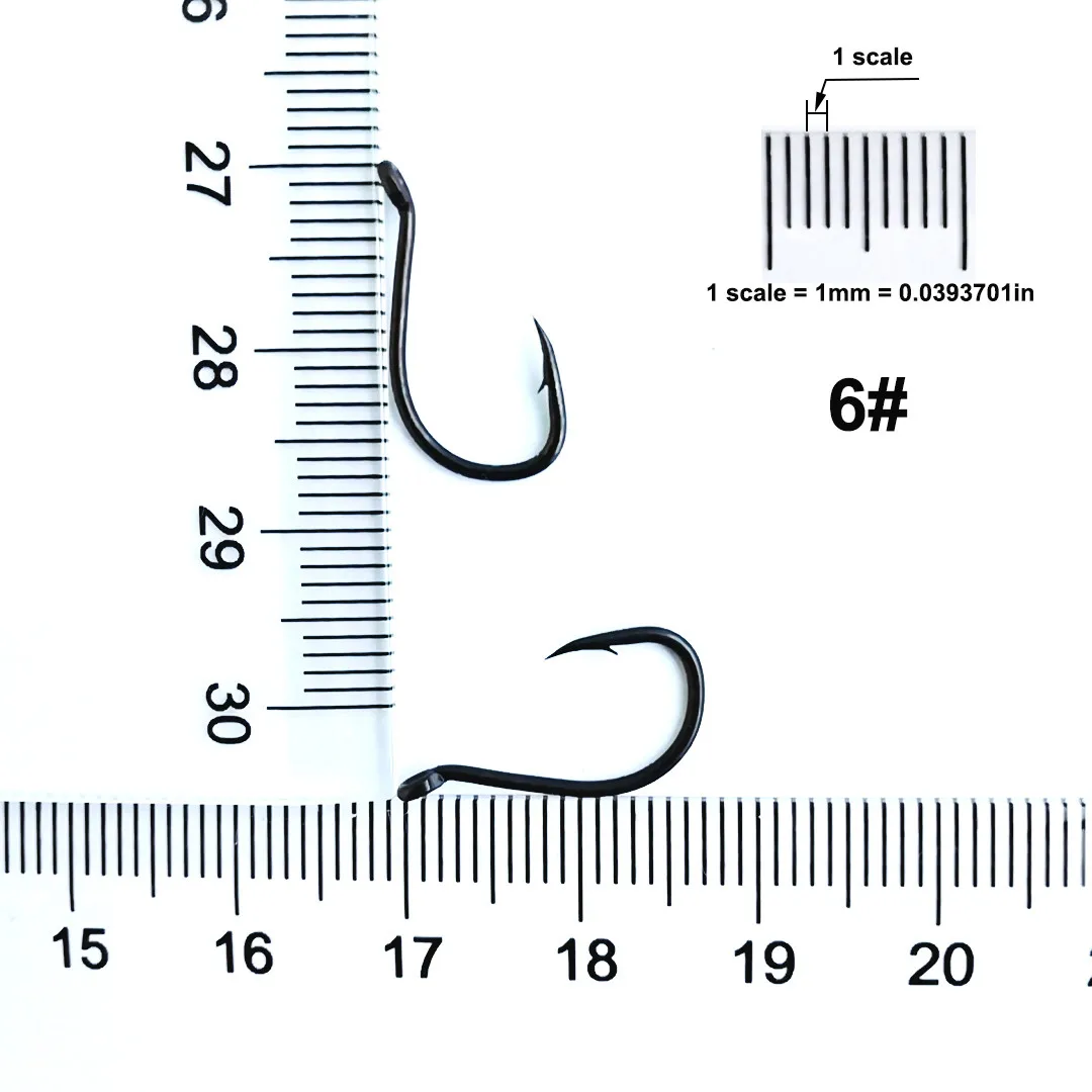 Крючки для карпа 1000 шт. Сделано в Японии с тефлоновым покрытием джиг круглый крючок Anzol Para Pesca wedkarstwo крючок рыболовное оборудование для ловли карпа - Цвет: 1000pcs Size 6