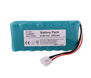 

For Fukuda 8-HRAAFD HHR-13F8G1 Battery For Fukuda FCP-2155 FX-2111 2000mAH ECG EKG Vital Signs Monitor Batter