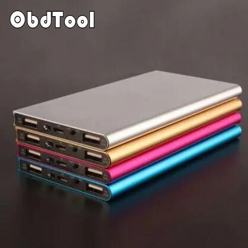 ObdTooL Power Bank 20000 Mah Powerbank 20000Mah 5V 1A Portable External Battery Pack Charger For Iphone XiaoMi Moible Phone LR15