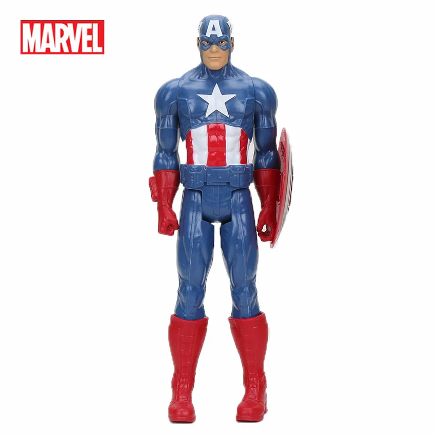 Hasbro juguetes Marvel el vengador 30 cm Super héroe Thor Capitán América Wolverine hombre araña Hombre de Hierro PVC figura de acción muñecas de juguete