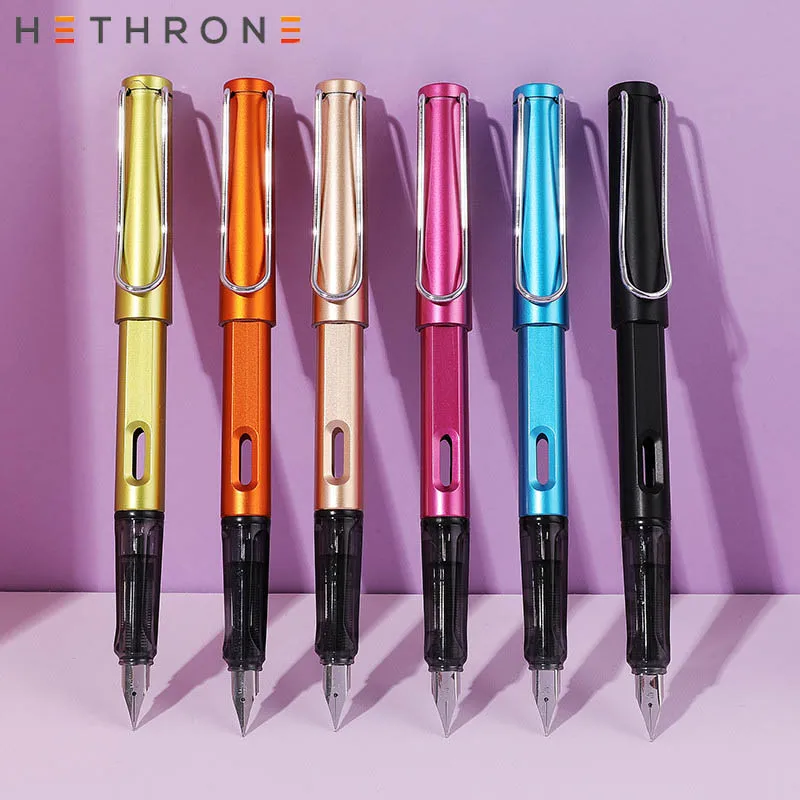 Hethrone 0 38 мм перьевые ручки красочные искусственные металлические для чернил
