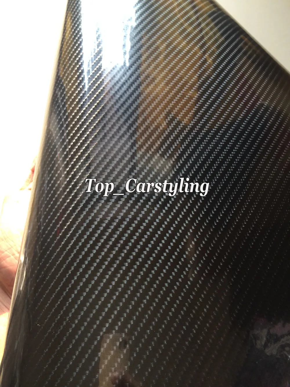 High Gloss 5D CARBON FIBRE VINYL 4D 3D CAR WRAPPING FILM SHEETS UNTRAL Shiny Carbon (2)
