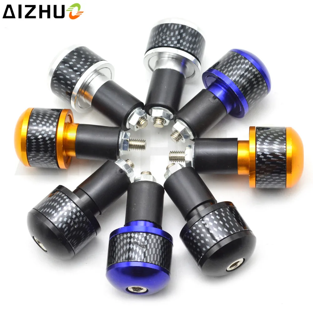 

Universal Motorcycle Handle Bar End Plug Motorbike Accessories CNC Aluminum 7/8'' 22mm Handlebar End For Kawasaki Suzuki Ducati