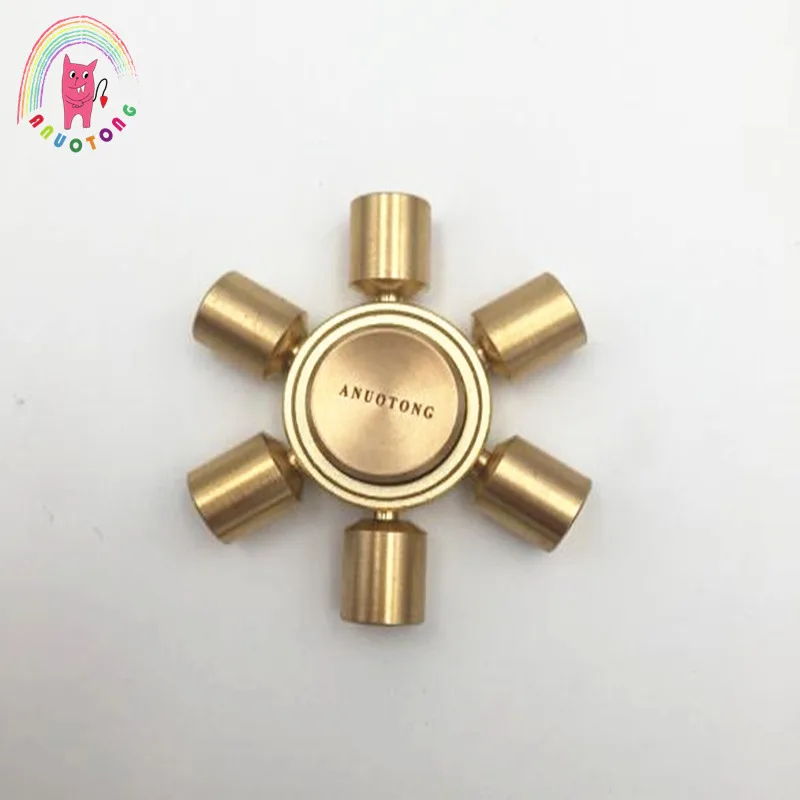 2017 металлический Спиннер Tri-spinner игрушка Металл EDC ручной Спиннер для аутизма и ADHD анти-стресс Speelgoed стресс