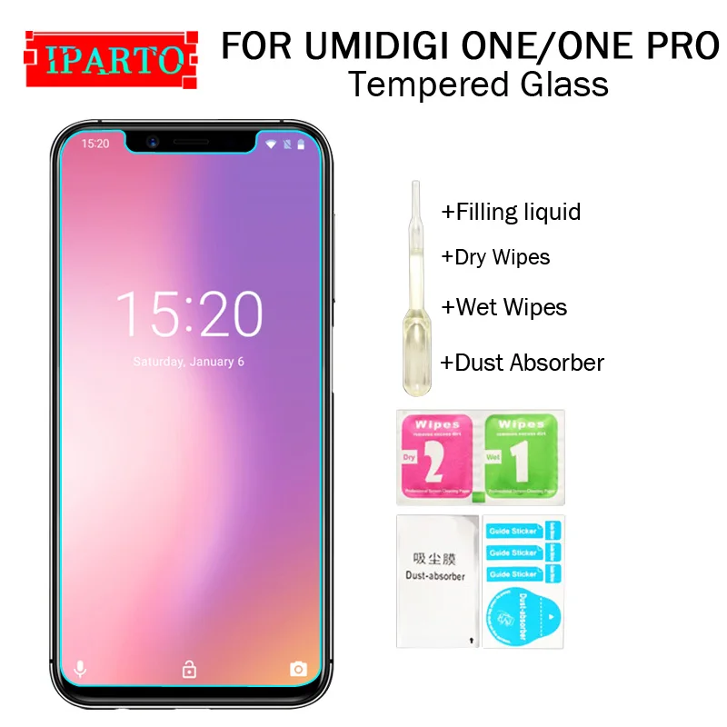 UMIDIGI ONE закаленное стекло хорошее качество премиум 9H защитная пленка аксессуары для UMIDIGI ONE PRO(не покрыта