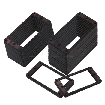 

Yibuy 40 pcs Rosewood Humbucker Pickup Mounting Ring Set Guitar Parts