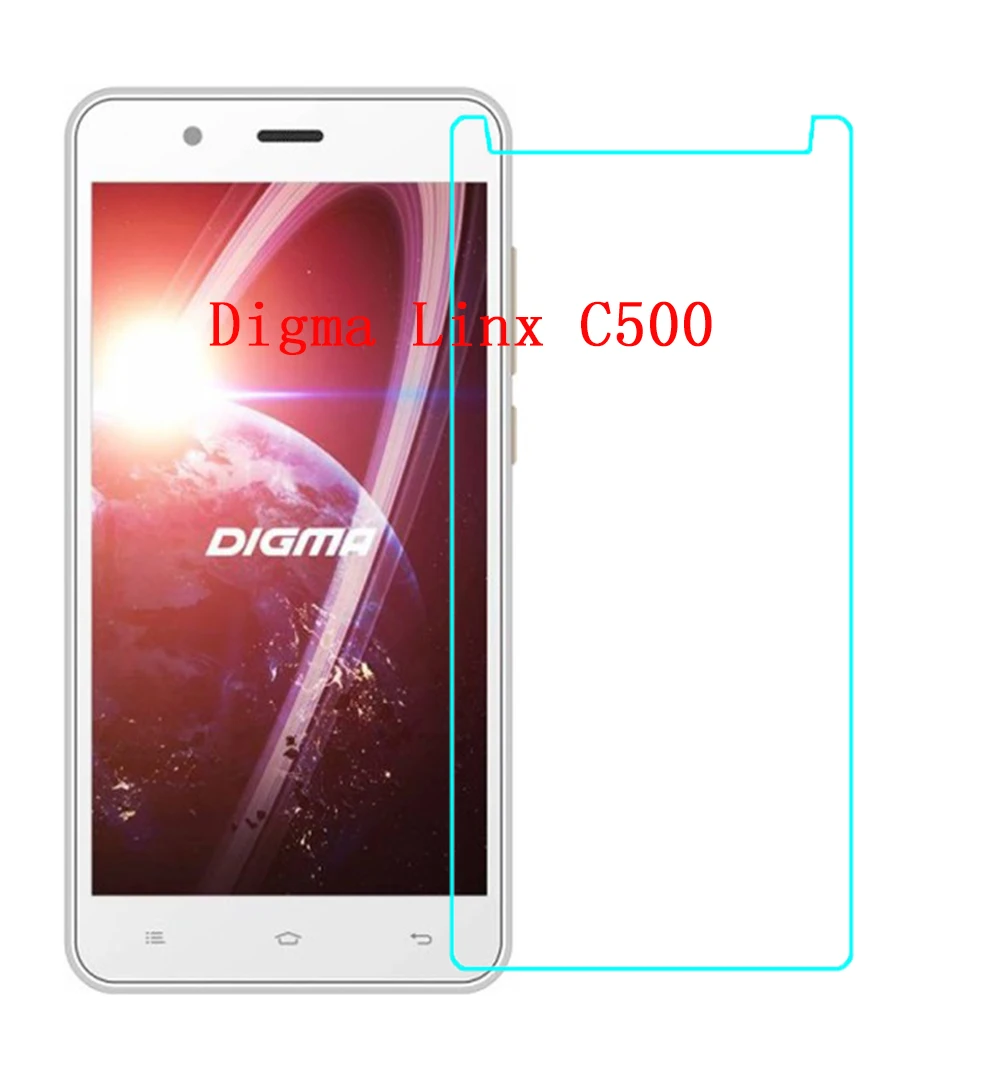 2 шт. Защитная пленка для мобильного телефона Digma Linx C500 3G 9H экрана VOX S507 4G СТЕКЛО |