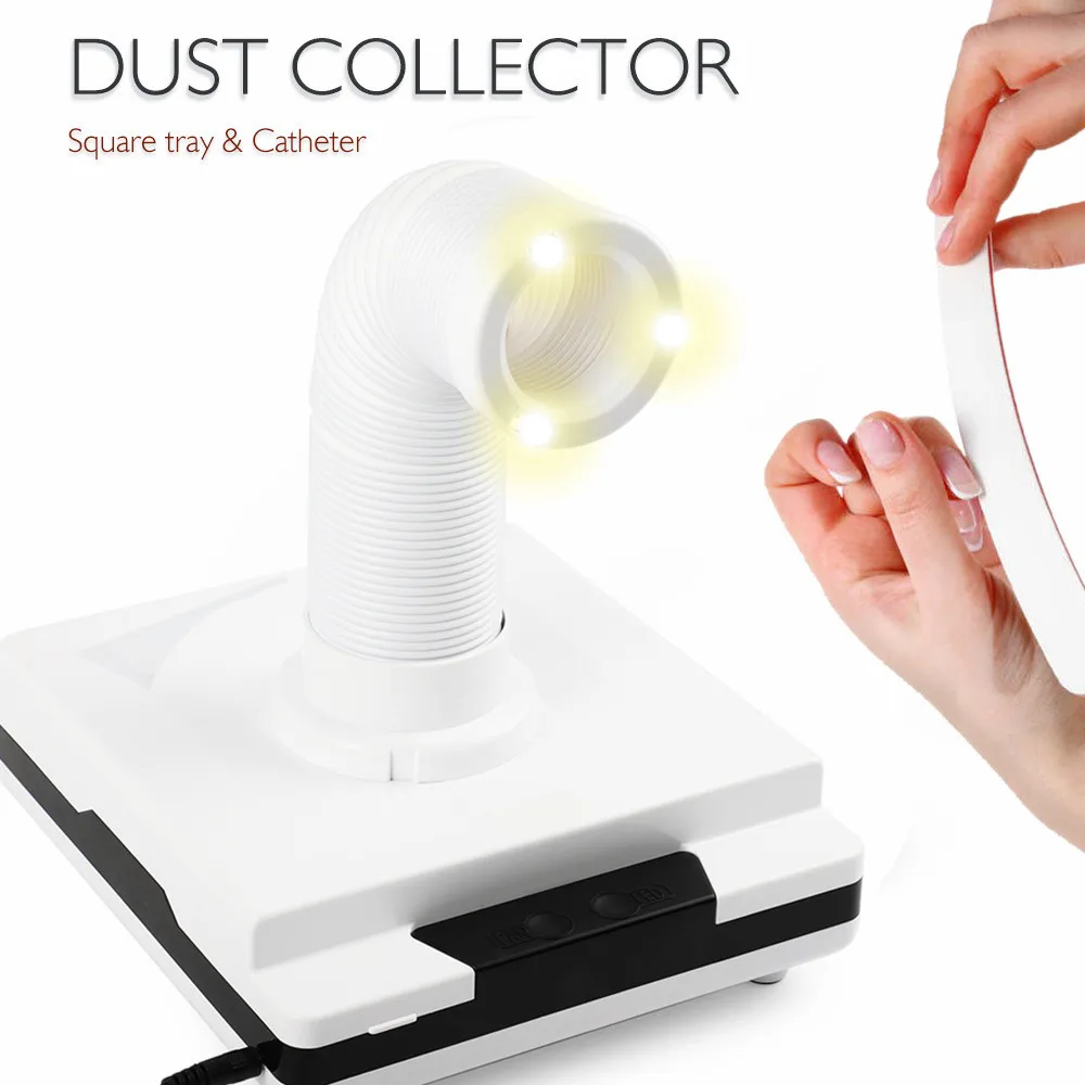 

60W New Strong Nail Dust Collector Suction Dust Cleaner Retractable Elbow Design Fan Nail Vacuum Cleaner Vacuum Cleaner