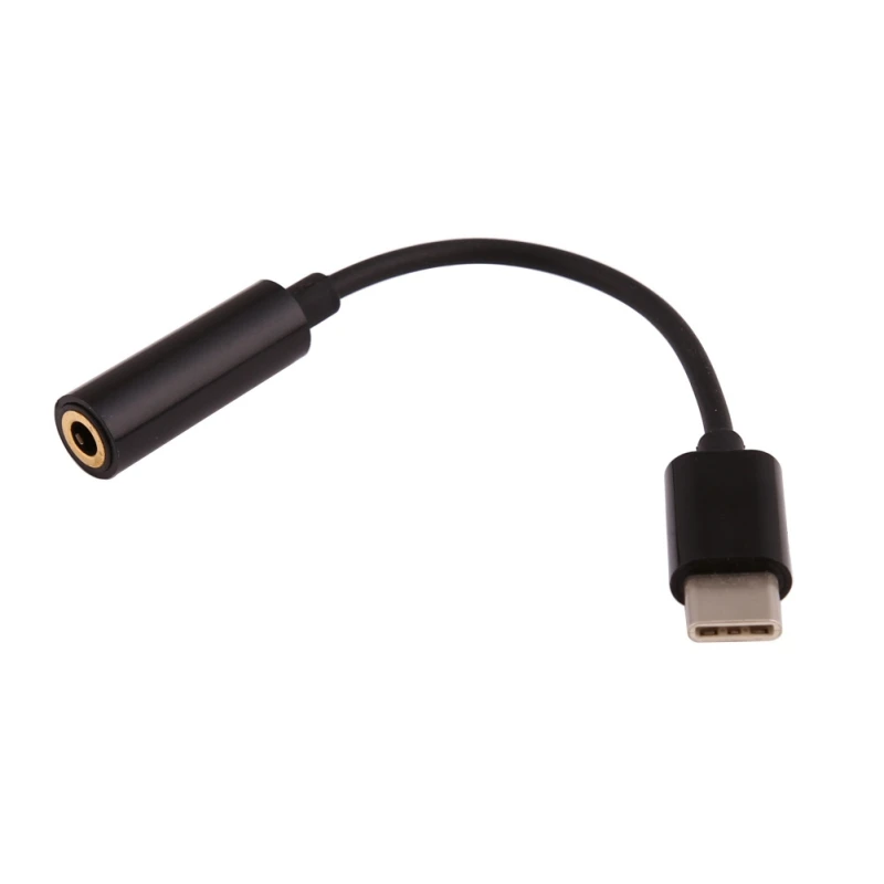 

Type-C to 3.5mm Audio Earphone Cable Adapter female Jack Cables Audio Headphone Cable Converter