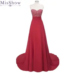 В наличии дешевый длинный шифон красное лиловое платье подружки невесты платья 2019 трапециевидной формы vestido de festa De Casamen с блестками