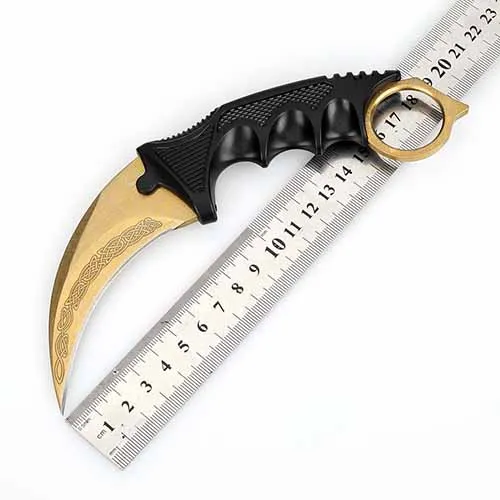 Swayboo настоящий CSGO контр страйк Karambit нож фиксированное лезвие lore тактический охотничий Радужный нож для выживания тигровый зуб нож s - Цвет: lore color