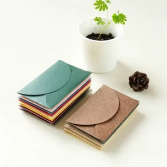 

10pcs South Korea Stationery Retro Creative Color Thicken Pear mini Envelope