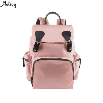 

Aelicy Outdoor Travel Multifunction Mummy Maternity Nappy Bag Oxford Cloth Mummy Backpack Large Nursing Bag Soft Backpack