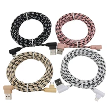 8 контактный шнур 90 usb-кабель для iphone 5 6 6s 7 iphone кабель для iPad Зарядное устройство мобильного телефона кабеля для передачи данных 100 шт