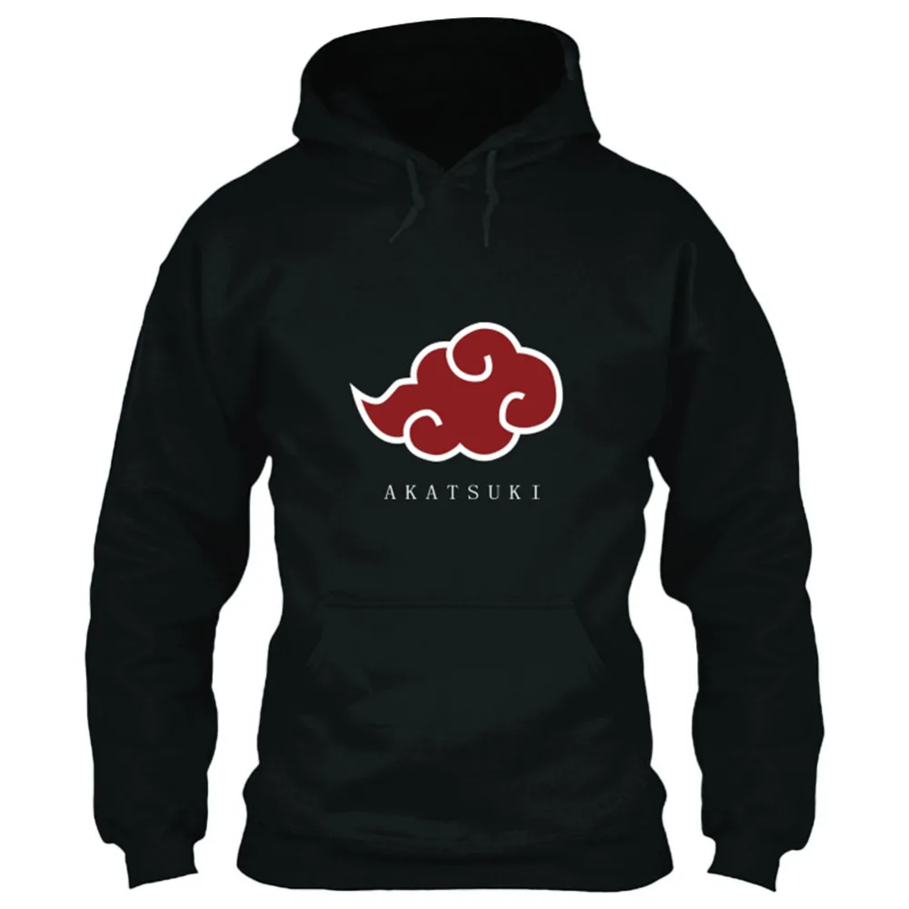 

Naruto Cosplay Akatsuki hooded sweatshirt Pullover Uniform Casual Wear Men Women Long Sleeve