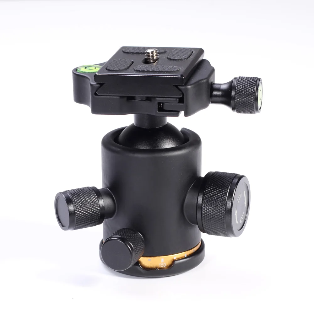 

12Kg Metal Swivel Camera Tripod Ball Head Ballhead +1/4" Quick Release Plate QR