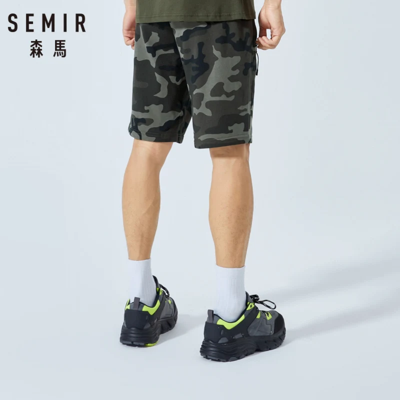 Koop SEMIR Grote maat shorts mannen zomer kleur code Mannelijke Fitness mannen vijfde losse zomer shorts voor mannen