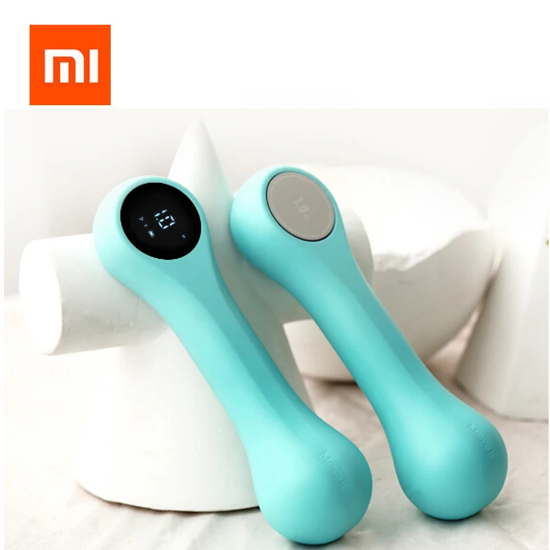 2 шт./компл. Xiaomi Youpin перенести ее Beat для гимнастического зала Портативный мини зарядка через usb триколор умные спортивные гантели Фитнес оборудование