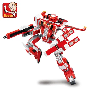 

0257 331pcs Robot Spitfire Constructor Model Kit Blocks Compatible LEGO Bricks Toys for Boys Girls Children Modeling
