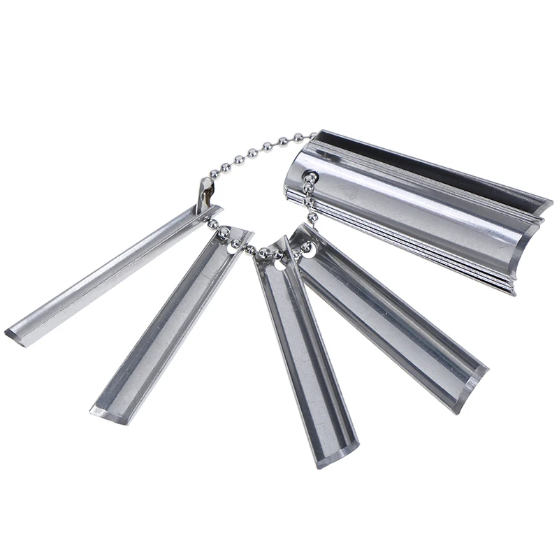 Новинка, 1 шт., для ногтей, легко, Французская линия, резак для кромок, из нержавеющей стали, для маникюра, инструмент для улыбки, триммер для кромок, форма для укладки, шаблон для улыбки, инструменты