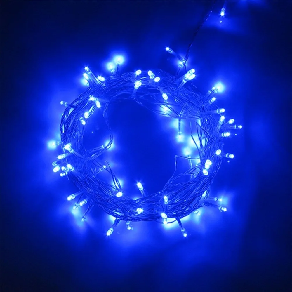 

(Ship From DE)500 LED 52M LED String Light Blue String Fairy Lights 8 Modes Party Christmas Garden IP44 Length 52cm UK Plug