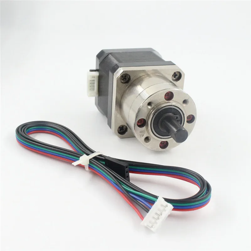 free-shipping-4-lead-Nema17-Stepper-Motor-42-motor-Extruder-Gear-Stepper-Motor-Ratio-5-1 (2)