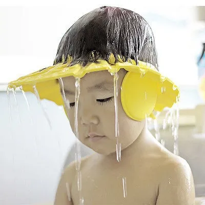 Baby-Shampoo-Cap-Bath-Protect-Soft-Cap-Waterproof-Sunshade-Shield-Visor-Hat-with-Ear-Protection-3