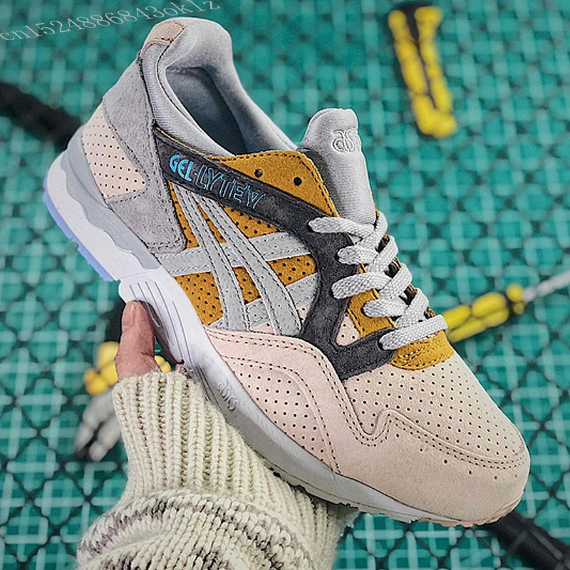 

2019 Fast Shipping ASICS GEL Lyte V 5 Men's Breathable Cushion Running Shoes women's Sports Shoes Sneakers outdoor KAYANO 23 25