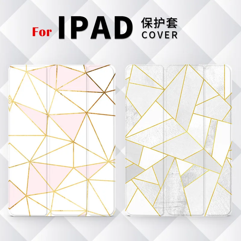 

Gold Mini4 Magnet Flip Cover For iPad Pro 10.5" 12.9 9.7" 2017 Air Air2 Mini 1 2 3 4 Tablet Case cover for ipad 9.7 2018 2017