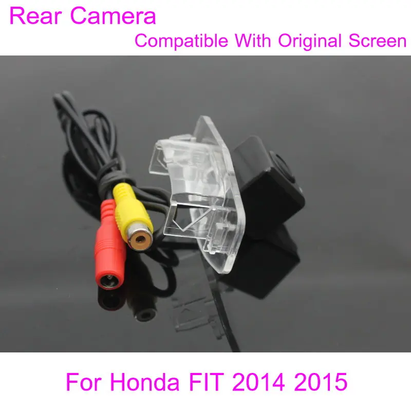 Для Honda FIT 2014 2015 / RCA и оригинальный совместимый экран комплекты с камерой заднего